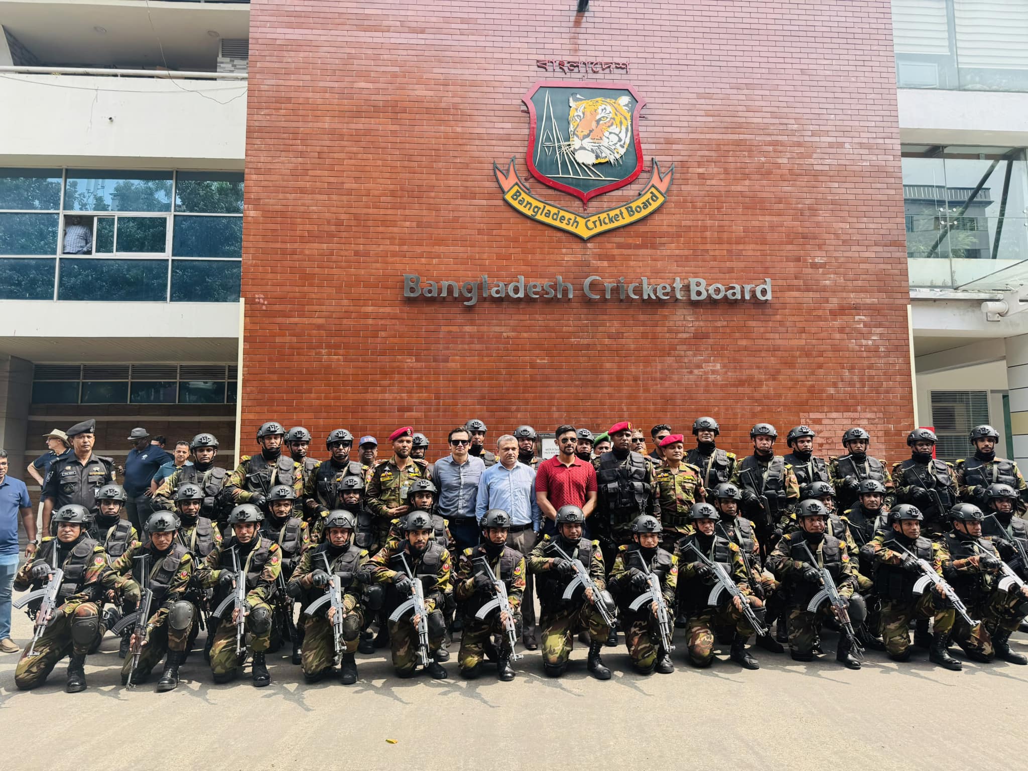 CSA delegation experienced commando drills at SBNCS