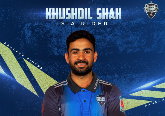 Rangpur Riders add Pakistan’s Khushdil Shah to squad for GSL