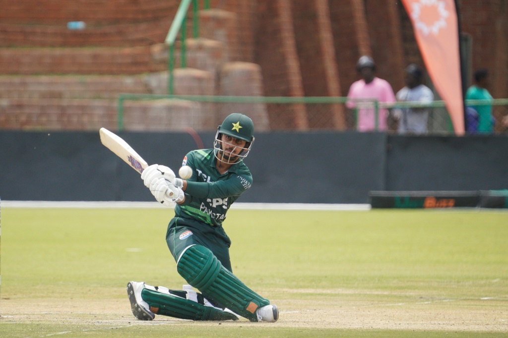 Ayub century helps Pakistan crush Zimbabwe, level series