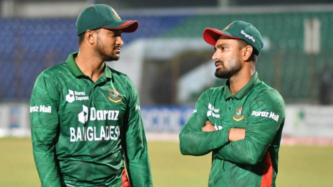 Shakib Al Hasan and Litton Das