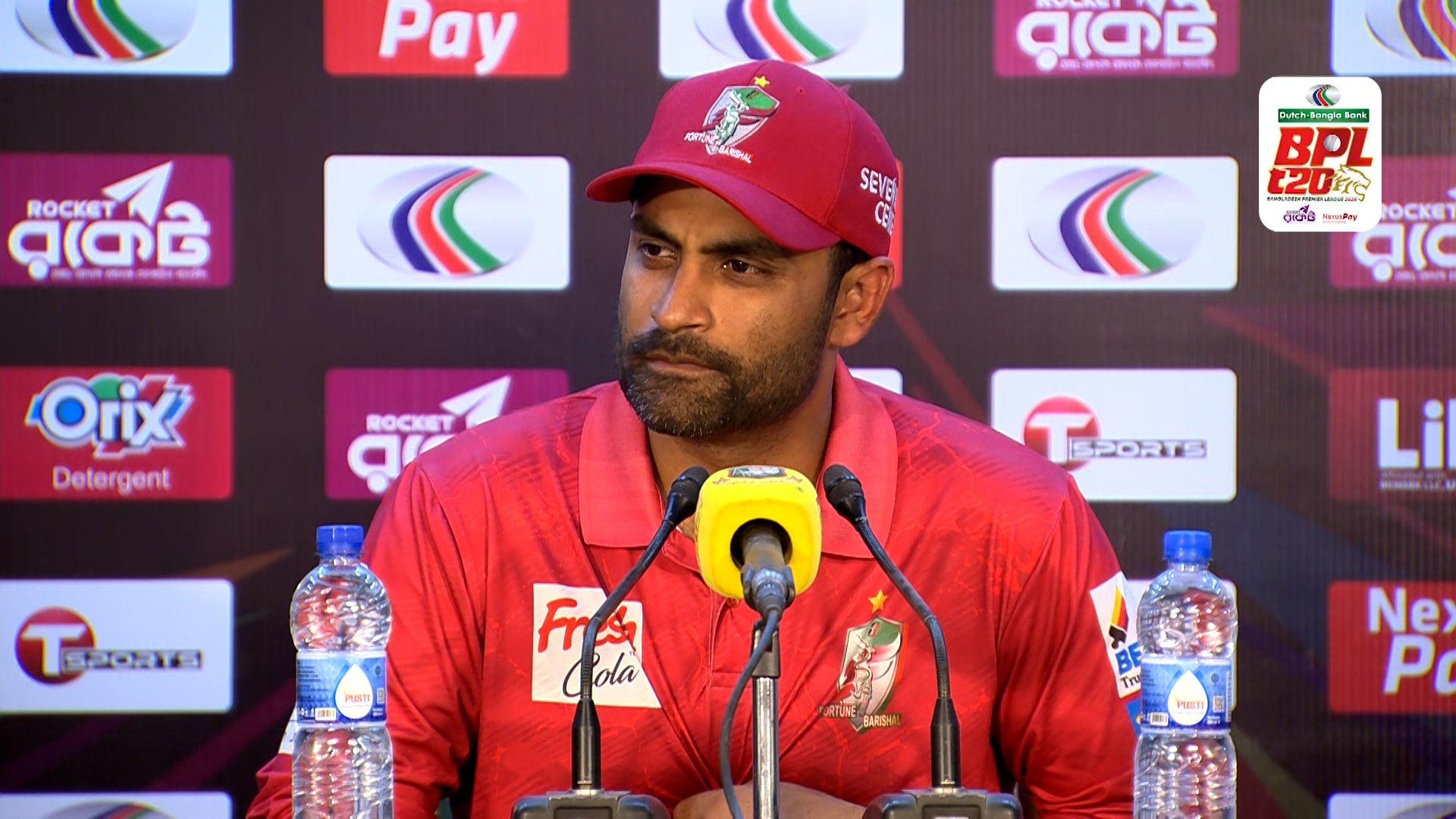 Tamim Iqbal during press meet, BCB