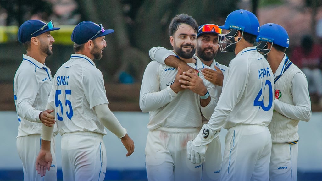 ৭ উইকেট নিয়ে ম্যাচসেরা রশিদ খান, আফগানিস্তান ক্রিকেট