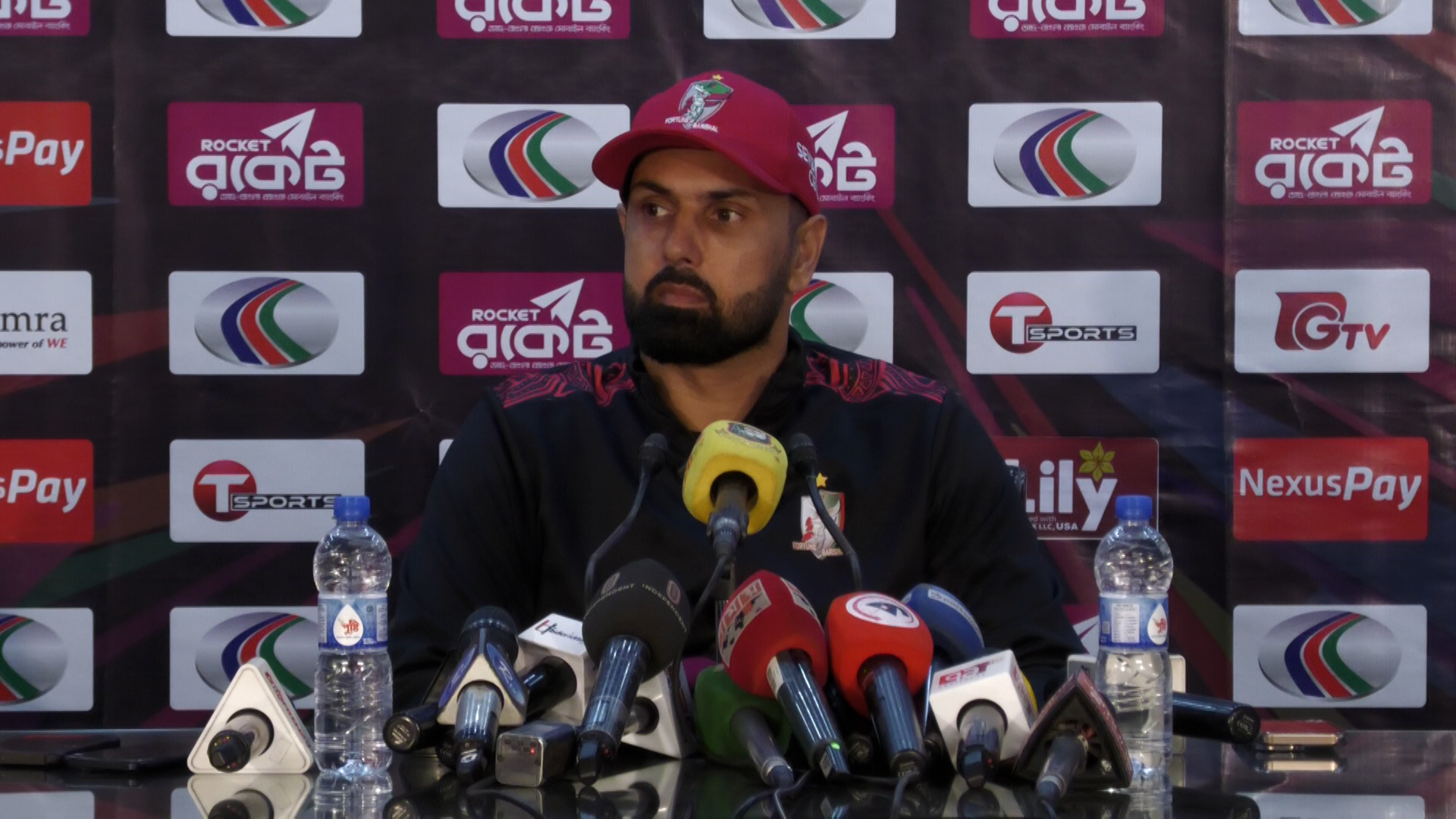 Mohammad Nabi during press meet, BCB