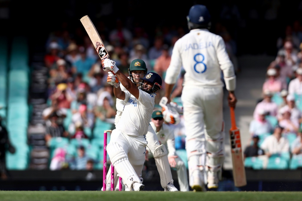 India’s Rishabh Pant hit the second fastest Test 50 ever for India, AFP