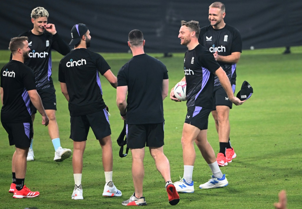 England train on the eve of the first T20, AFP