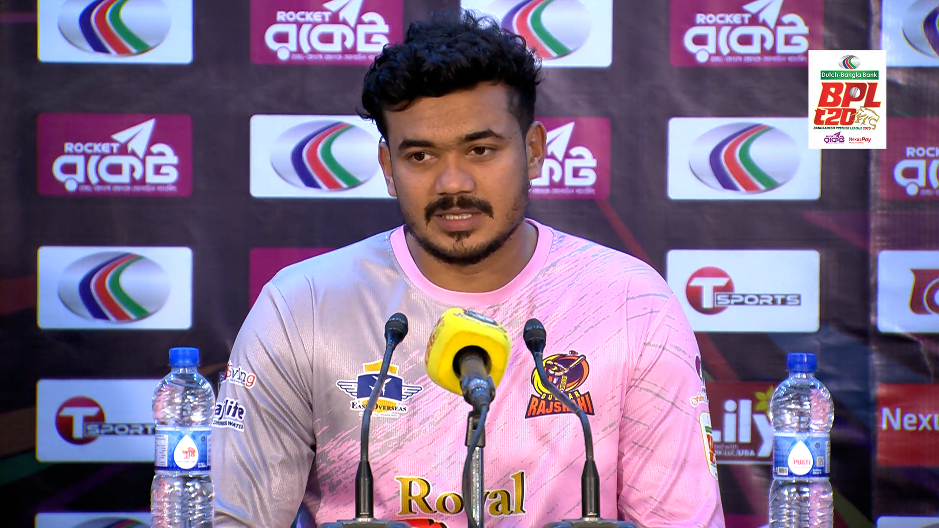 Taskin Ahmed during press meet, BCB