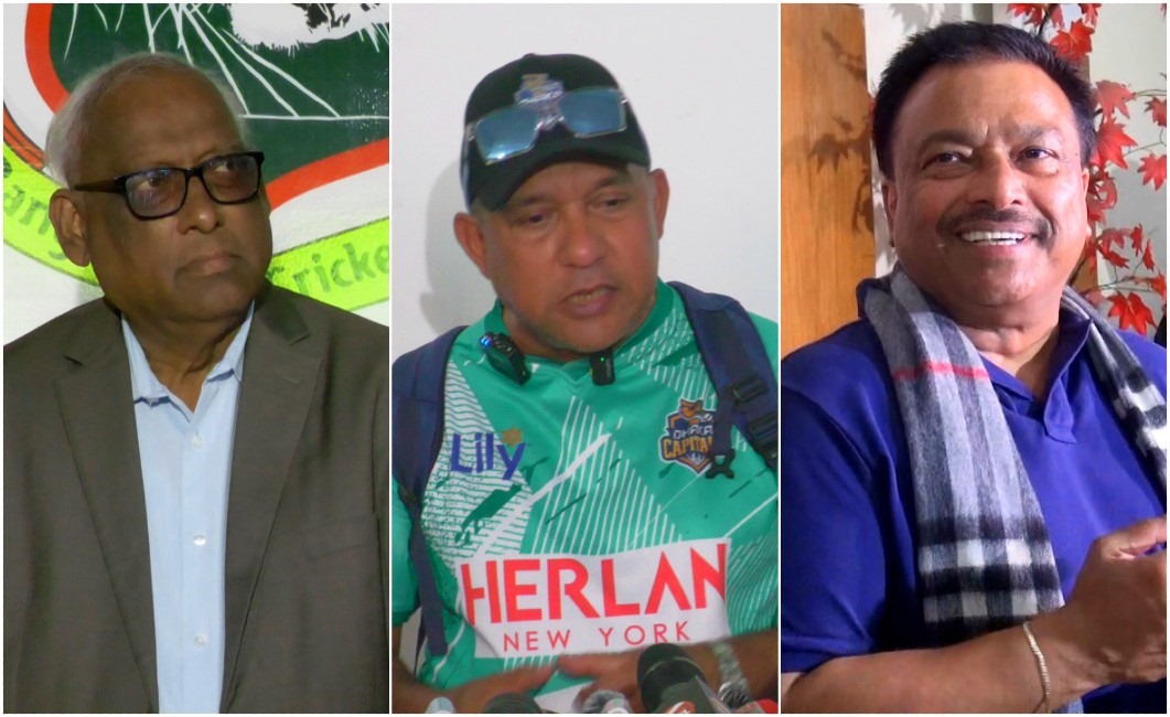 Nazmul Abedin Fahim (L), Khaled Mahmud and  Faruque Ahmed