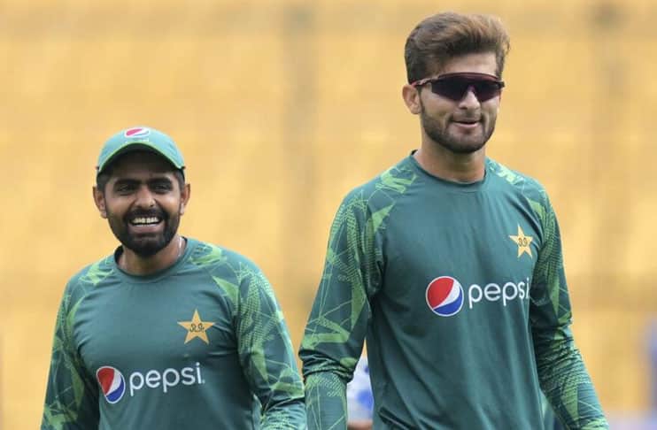Babar Azam and Shaheen Shan Afridi