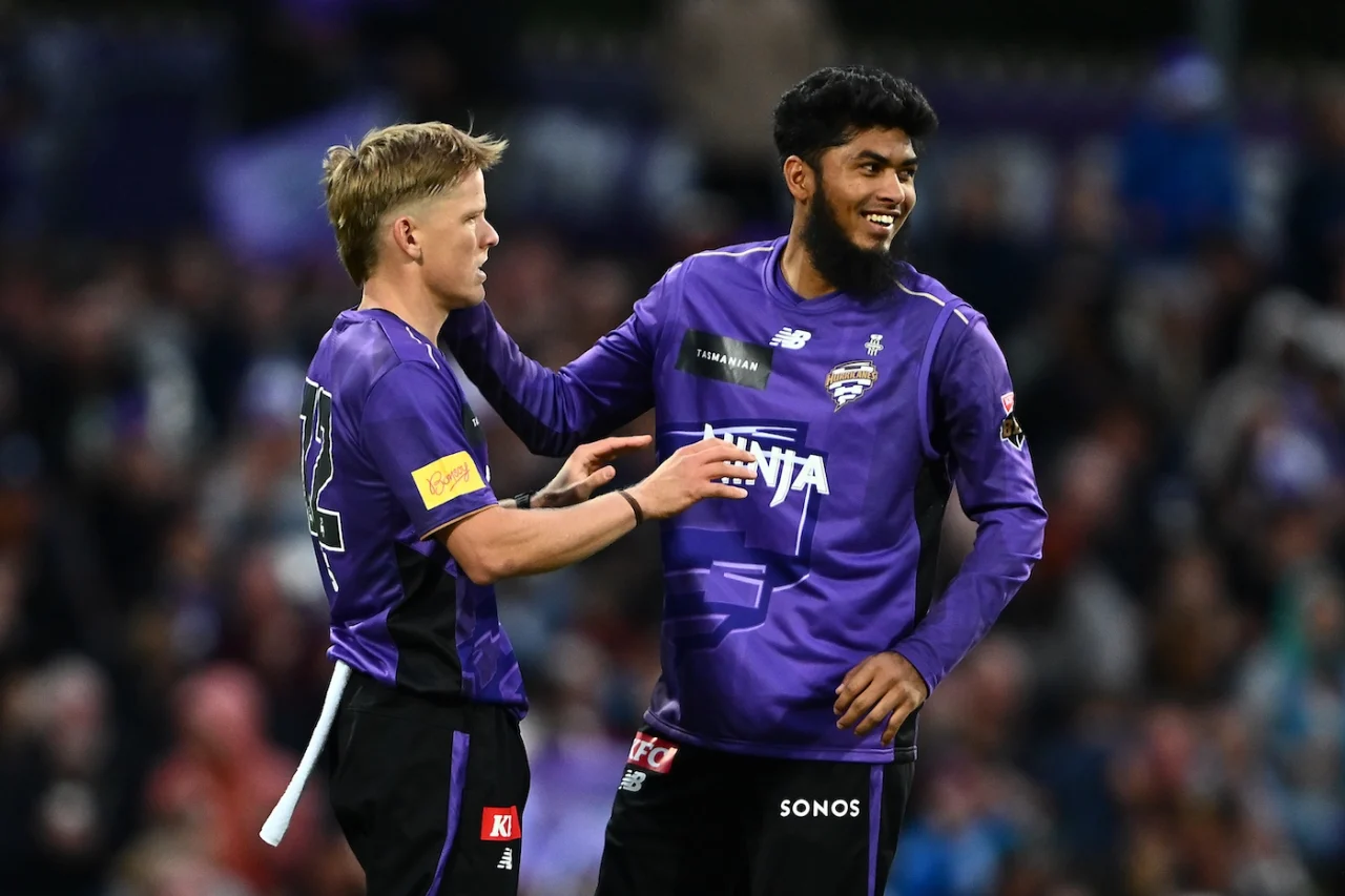 Rishad’s Hobart Hurricanes edge Stars by three runs in rain-hit knockout