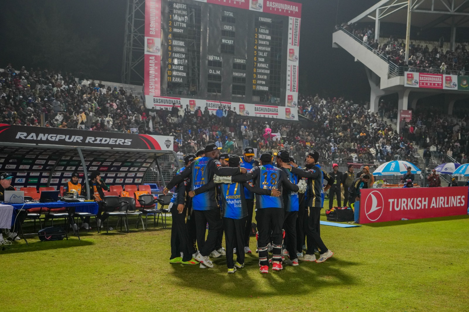 Rangpur hold nerve as they beat Dhaka