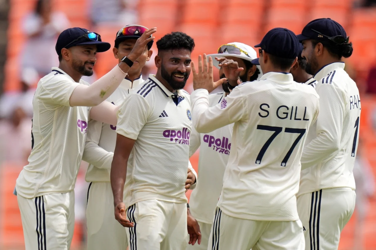 Siraj takes 4-40 as India dominate West Indies in first Test