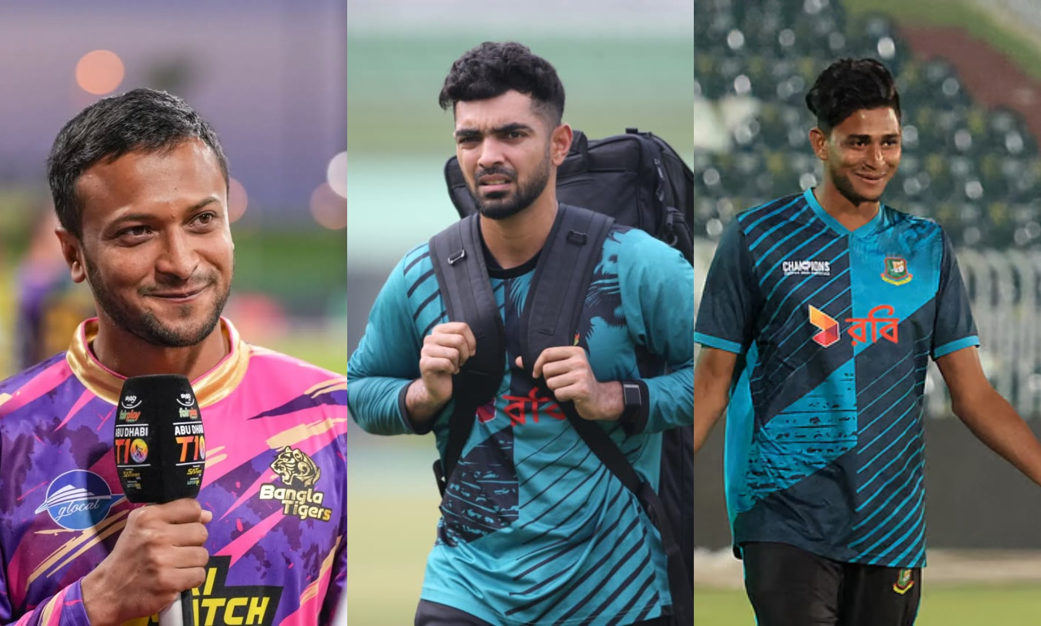 টি-টেন লিগে সাকিব-নাহিদ-সাইফদের কার খেলা কবে