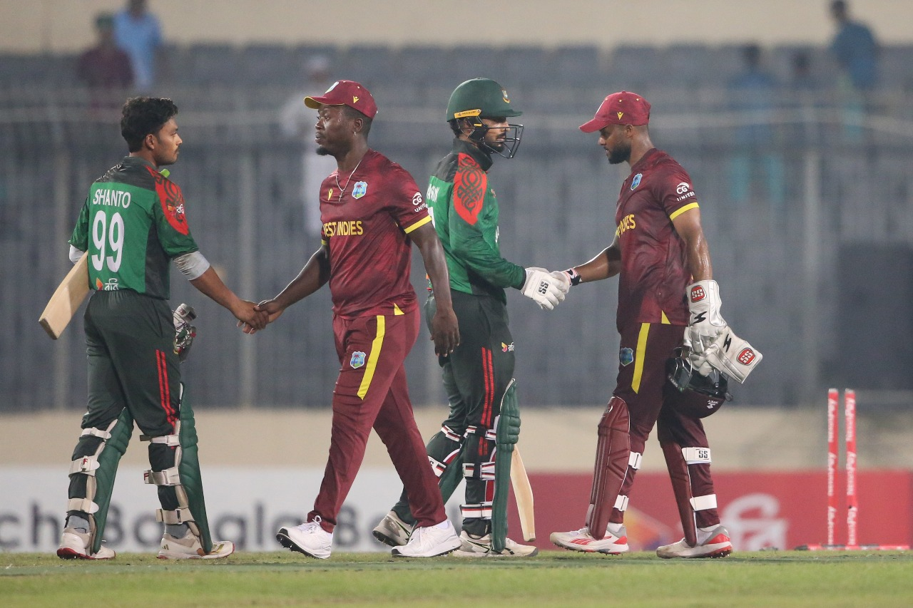 West Indies win Super Over against Bangladesh to level series