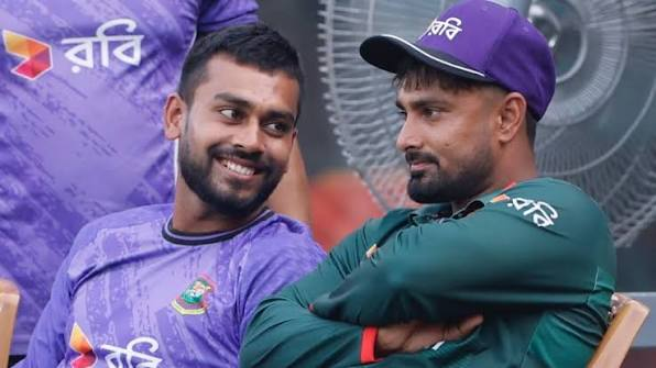 Litton Das and Mehidy Hasan Miraz