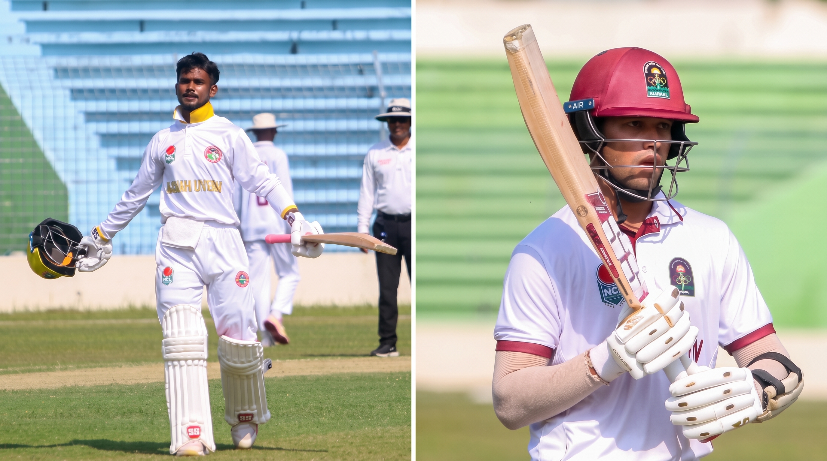 নাইমের ডাবল সেঞ্চুরি, আবরারের দ্রুততম হাফ সেঞ্চুরির রেকর্ড