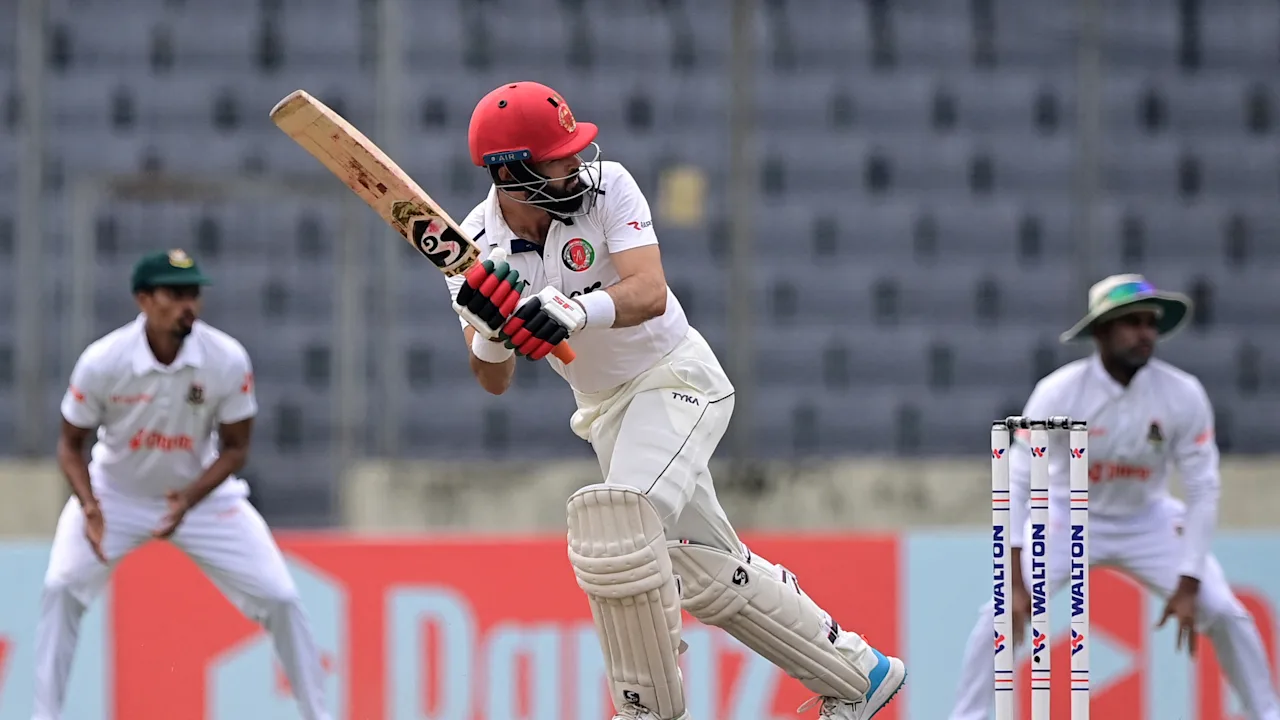 Afghanistan’s Afsar Zazai reprimanded for breaching ICC rules in Bangladesh Test