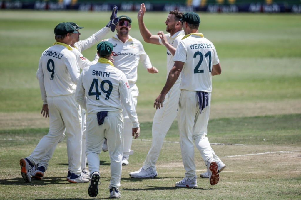 Hazlewood takes six as Australia win first Test