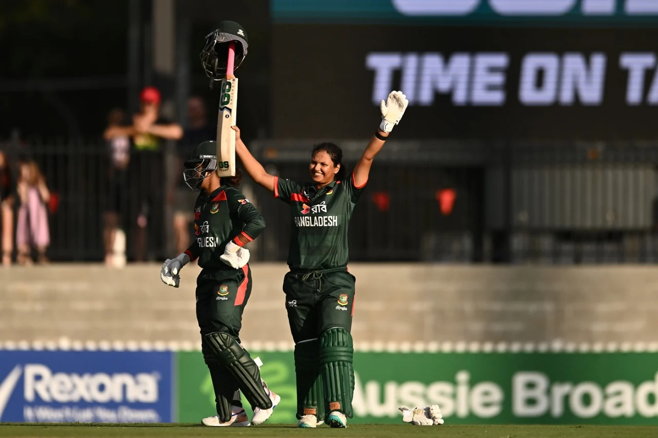 Voll’s ton overshadows Mostary’s century as Australia thrash Bangladesh