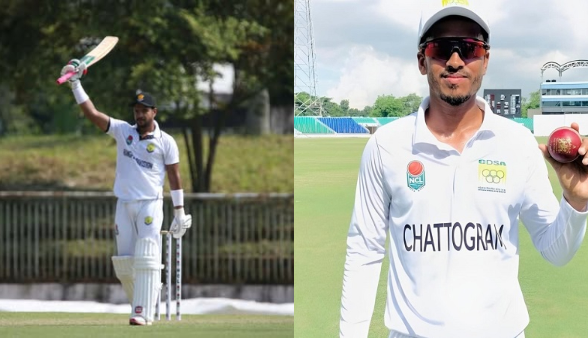 মিমের সেঞ্চুরিতে দাপট রংপুরের, মুরাদের স্পিনে ২৮২ রানে অলআউট বরিশাল