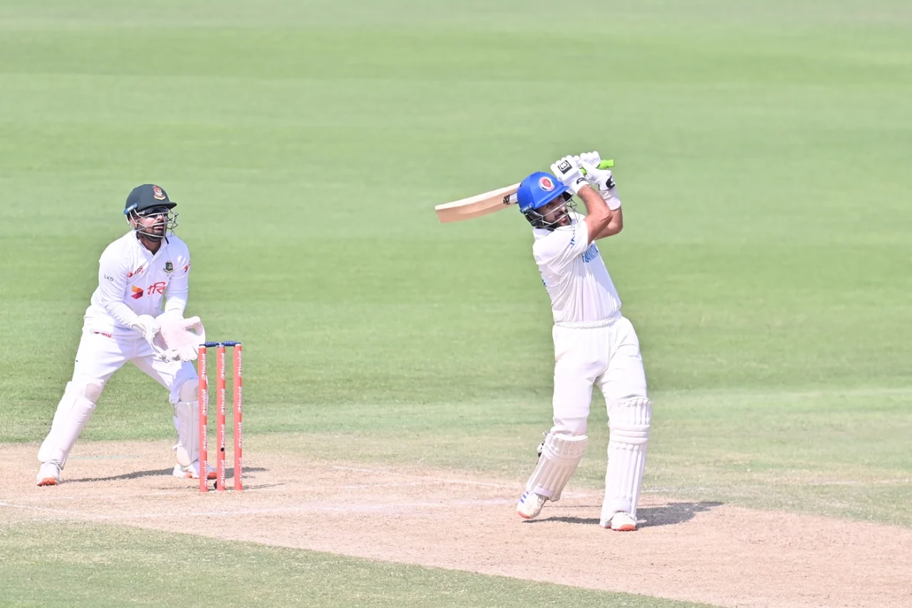 Rahmat Shah leads Afghanistan's fightback on day two