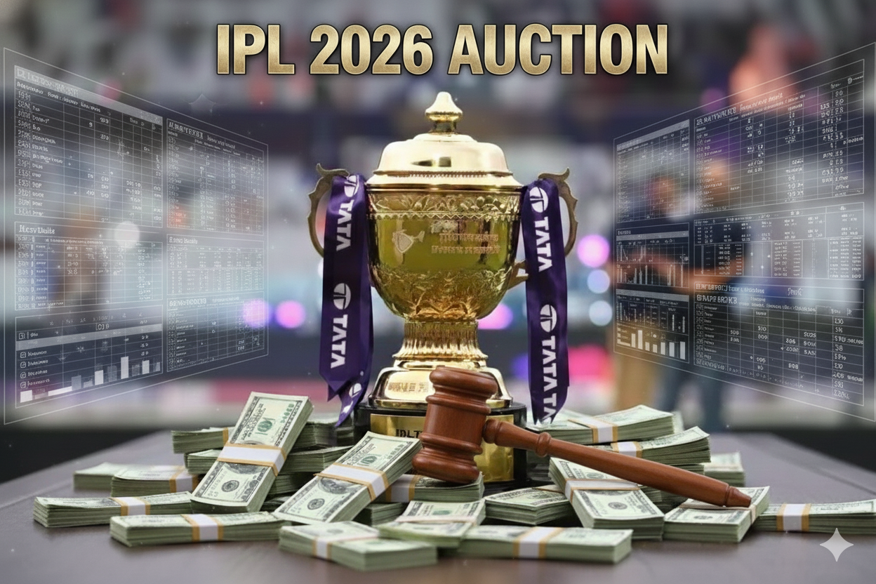 আইপিএল নিলামে বিক্রি হবে ৭৭ ক্রিকেটার, ফ্র্যাঞ্চাইজিদের হাতে ২৩৭ কোটি