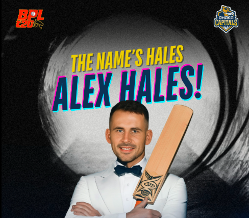 Dhaka Capitals sign English star Alex Hales