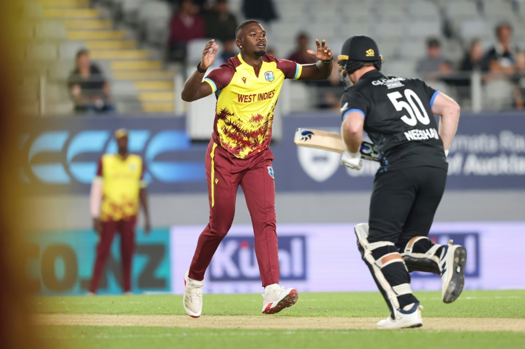 West Indies edge New Zealand despite Santner brilliance