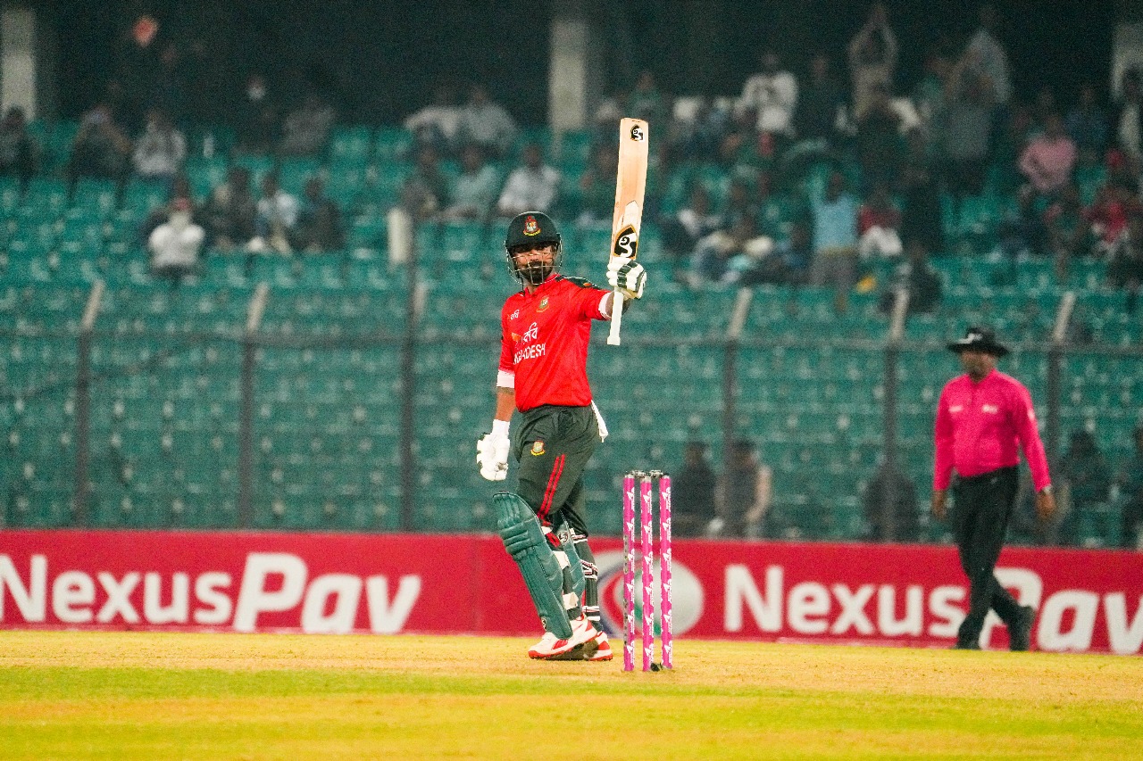 লিটনের হাফ সেঞ্চুরির পর সাইফউদ্দিনের ক্যামিওতে বাংলাদেশের জয়