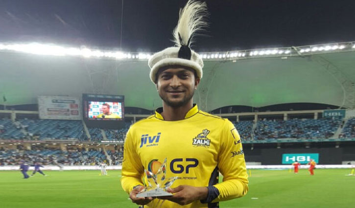 Shakib Al Hasan in PSL, file photo