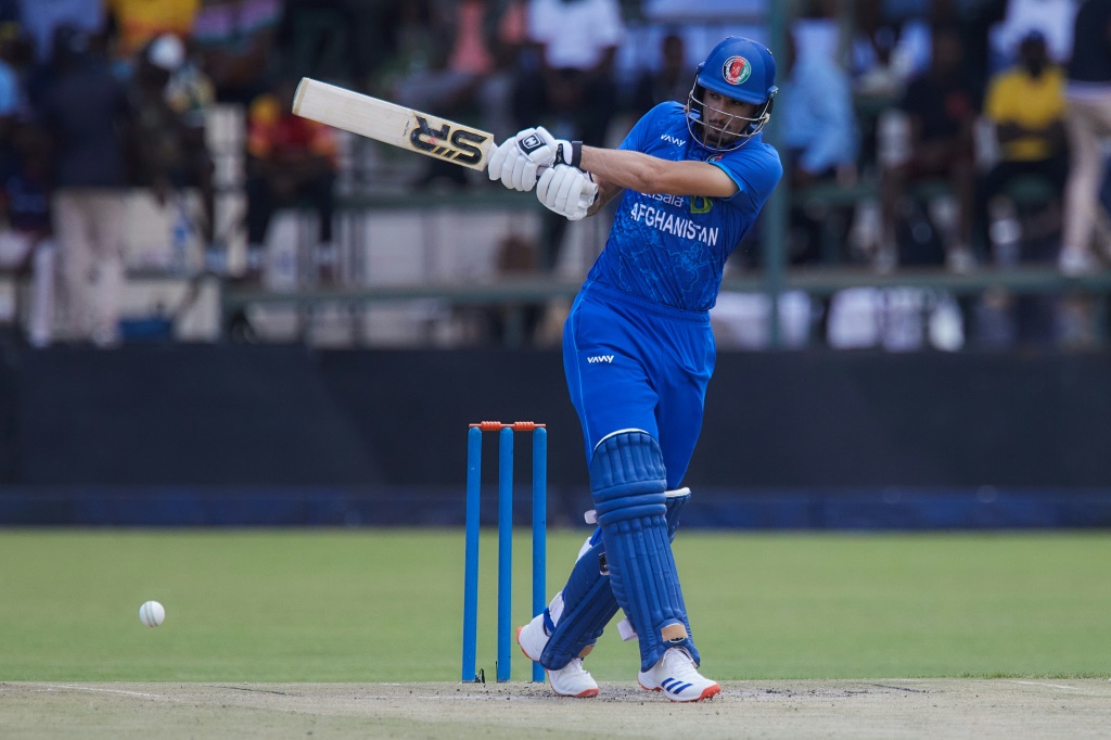 Sediqullah Atal, seen here in action during the second T20I between Zimbabwe and Afghanistan, hit his maiden ODI century in Harare, AFP