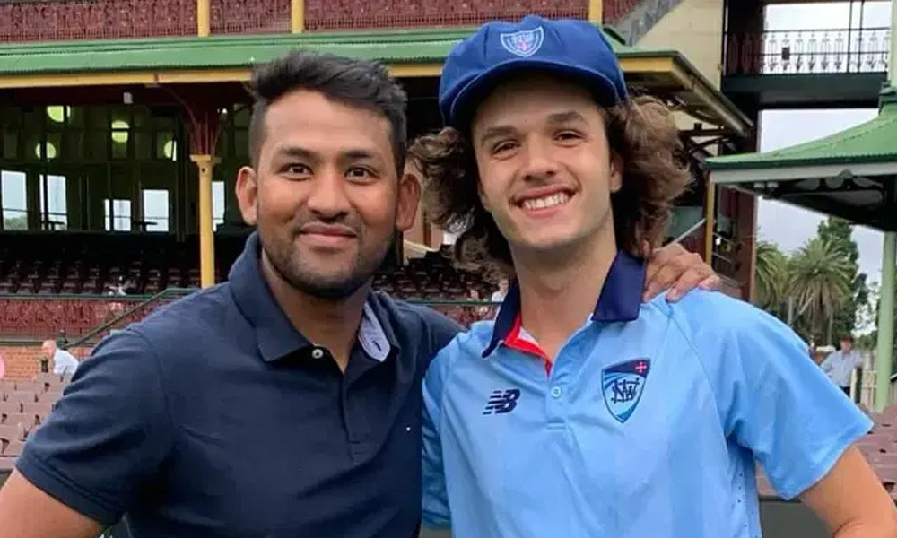 Tahmid Islam and Sam Konstas, Photo: The Age