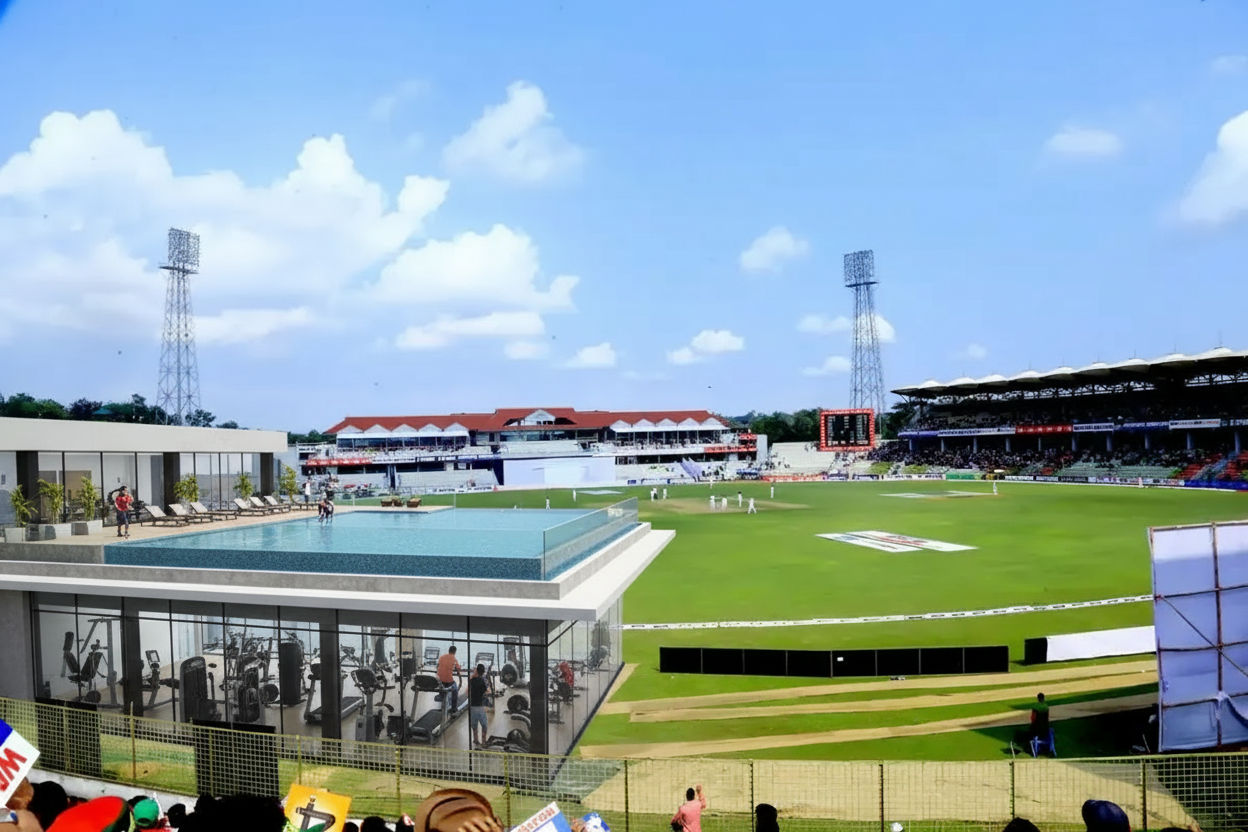 সিলেট স্টেডিয়ামকে পূর্ণতা দিতে বানানো হচ্ছে জিম ও সুইমিংপুল