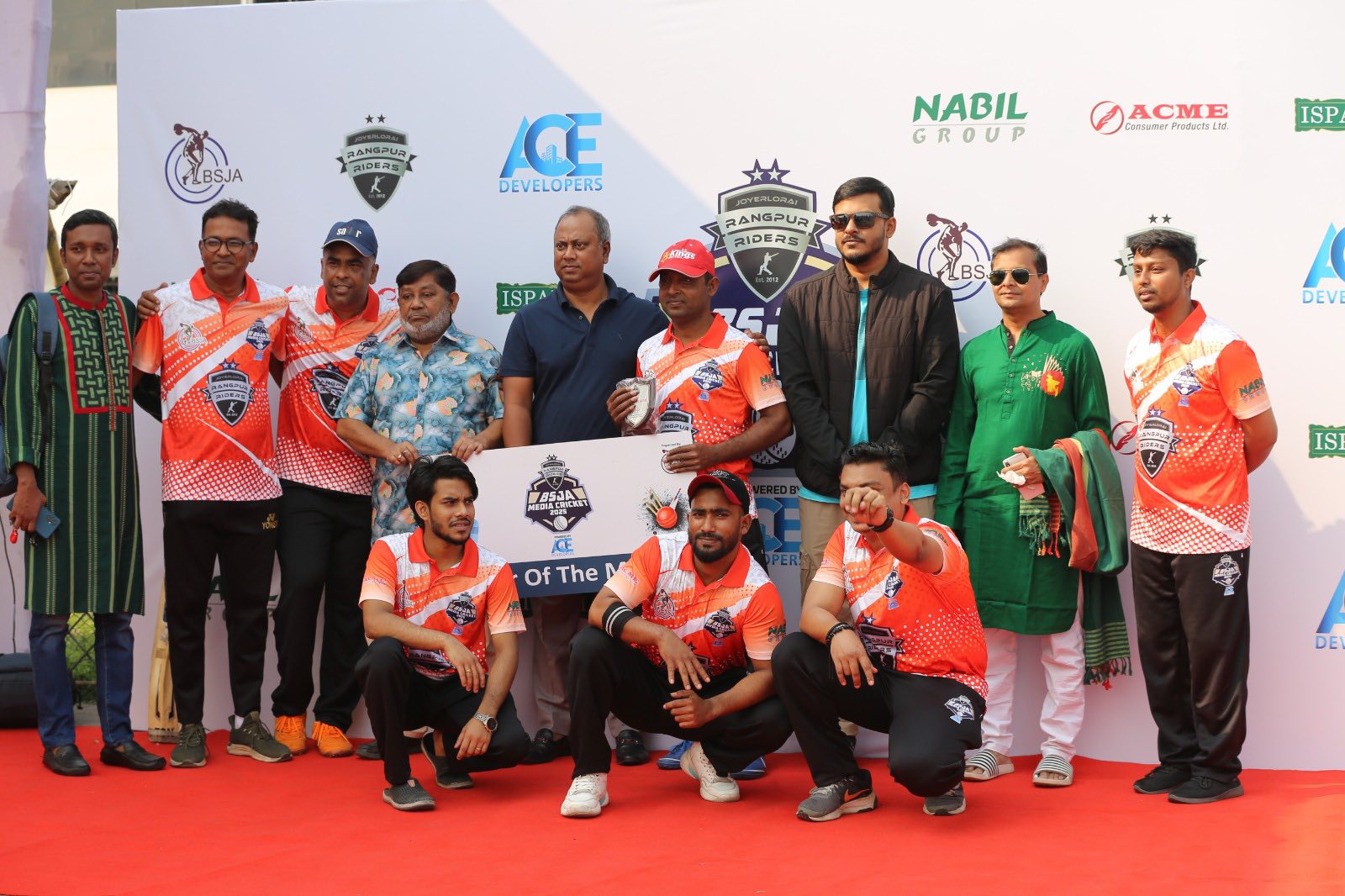 Rangpur Riders BSJA Media Cup round one ends