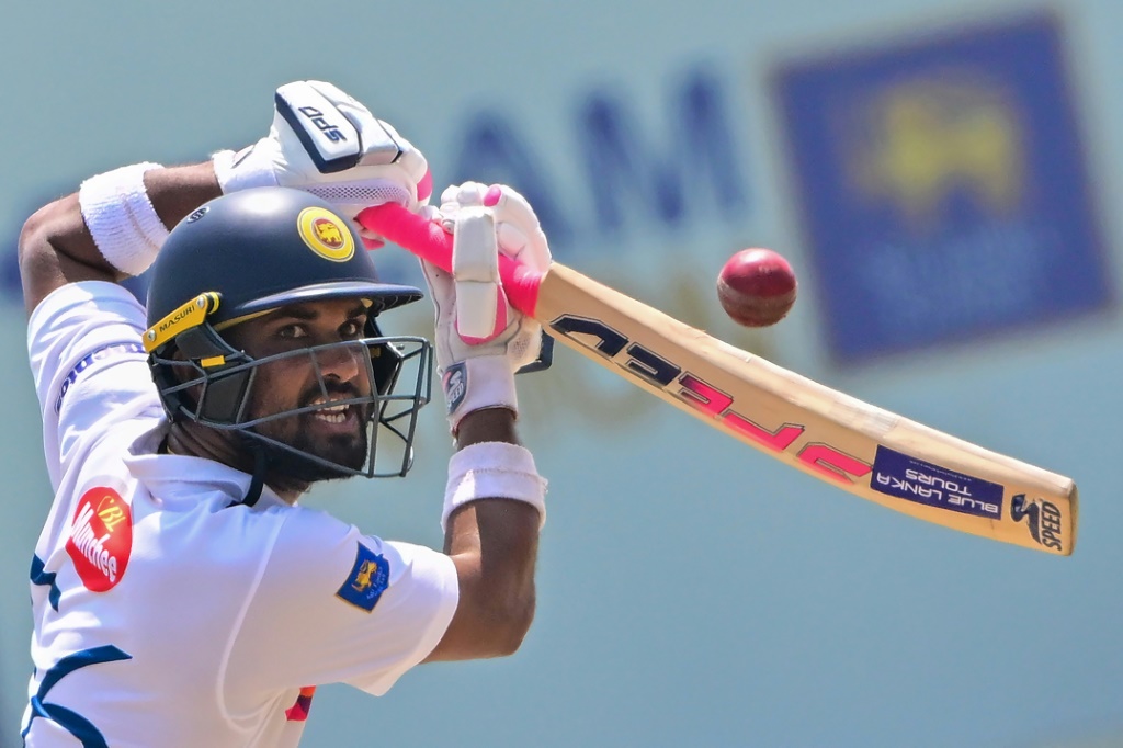 Dinesh Chandimal top-scored with 74 as Sri Lanka reached 229-9 at the end of the first day of the second Test against Australia, AFP