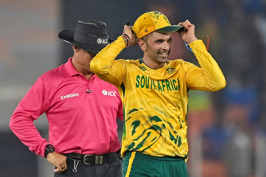 South Africa's Keshav Maharaj