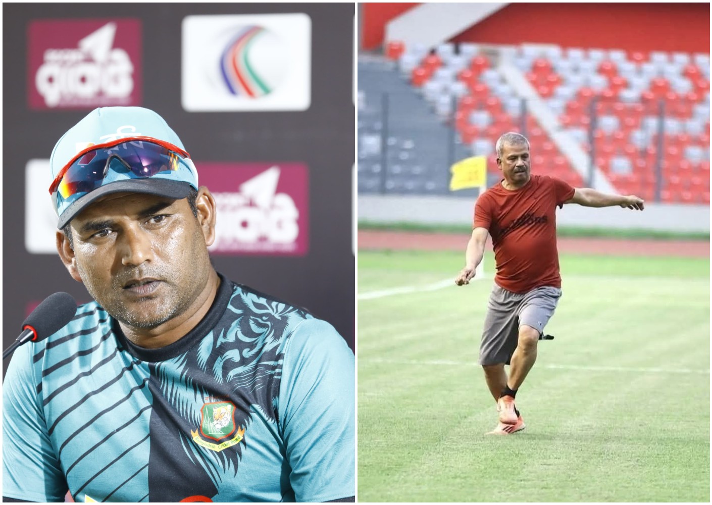 Mohammad Salahuddin [L], Asif Nazrul [R]