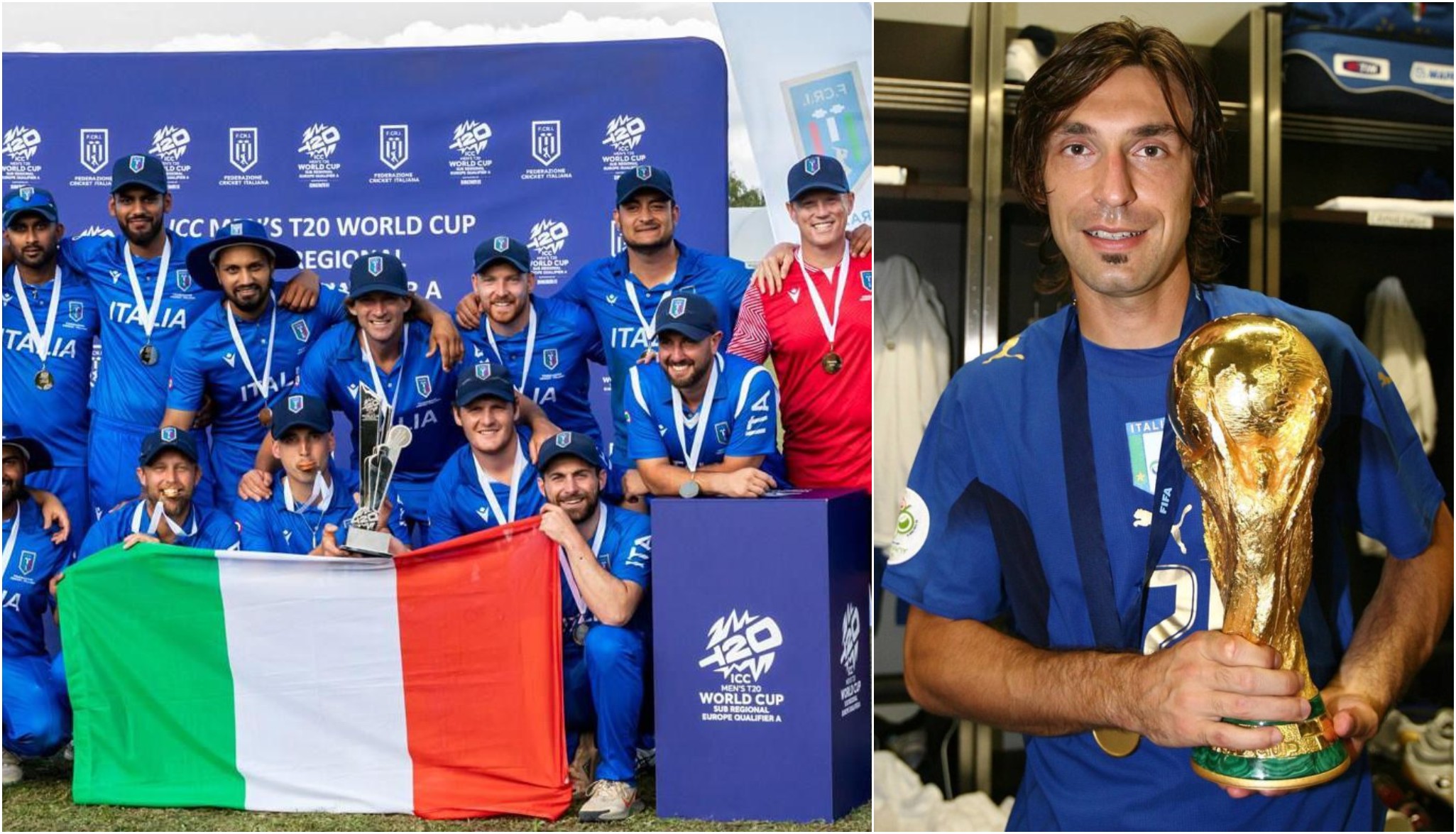 Italy Cricket team, Andrea Pirlo [R]