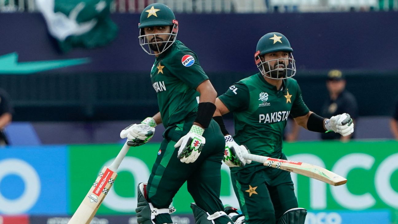 Babar Azam and Mohammad Rizwan, file photo