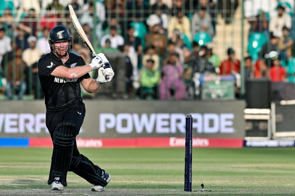 New Zealand's Glenn Phillips made 61 off 39 balls in the tournament opener against Pakistan, AFP