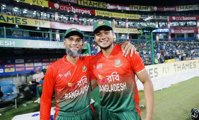 Mahmudullah Riyad and Taskin Ahmed