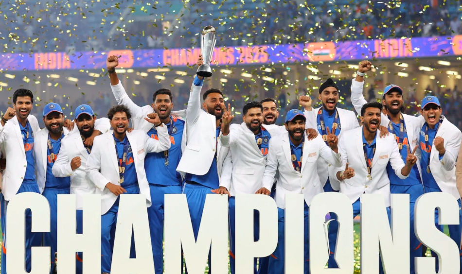 India win their third Champions Trophy title