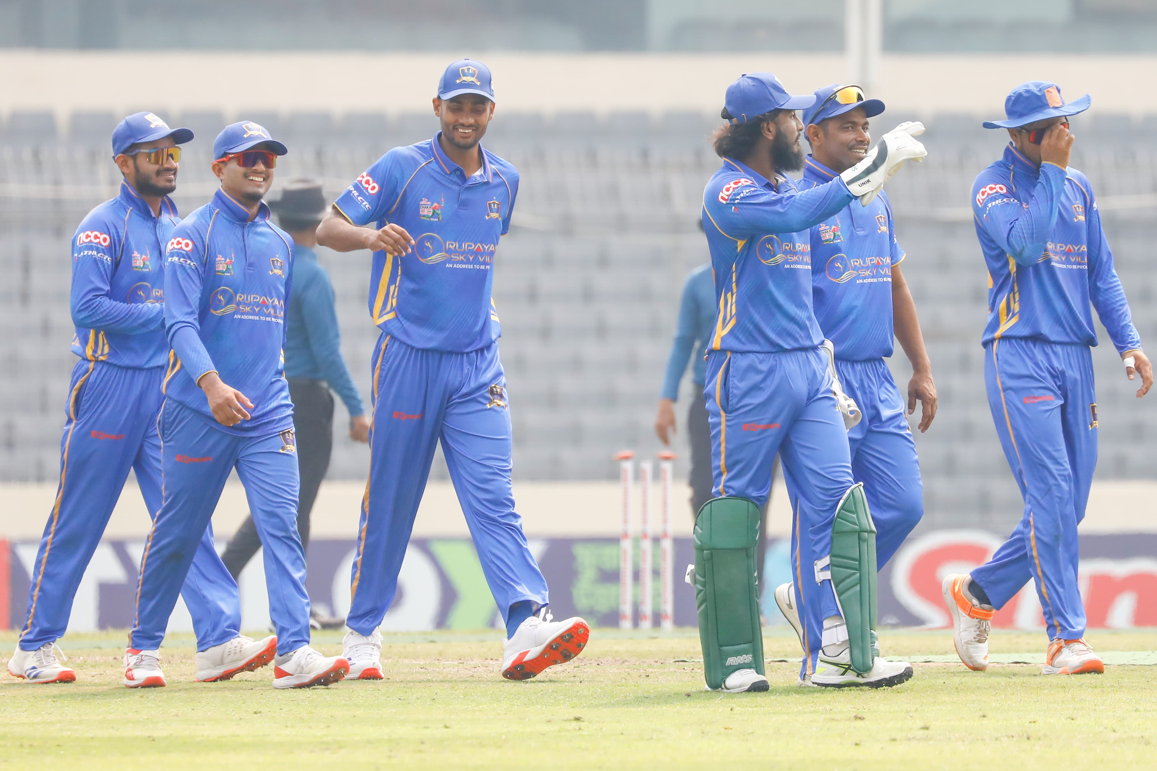 Legends of Rupganj players during today's match, Cricfrenzy