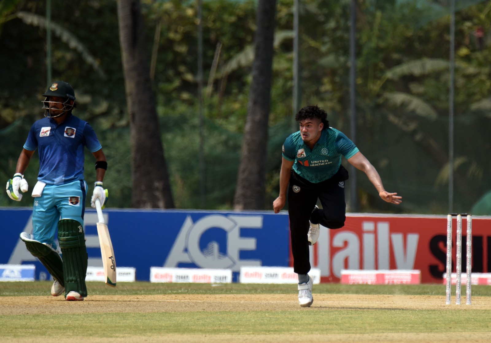 Taskin Ahmed in action today, Cricfrenzy