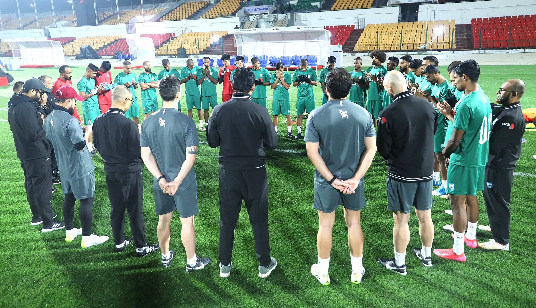 Bangladesh Football team pray for Tamim’s recovery