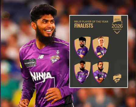 Rishad nominated for Cricket Tasmania’s Big Bash Player of the Season award