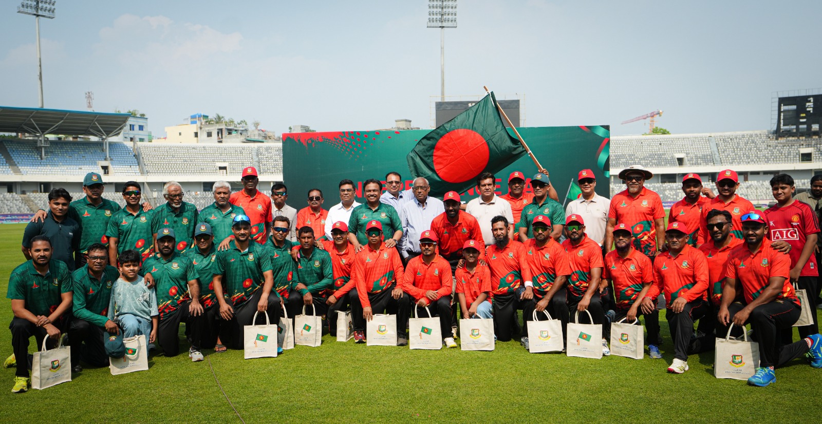 BCB Red crush BCB Green in Independence Day exhibition match