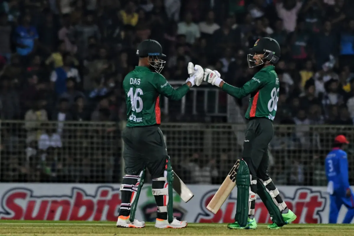 Litton Das and Afif  Hossain, File photo