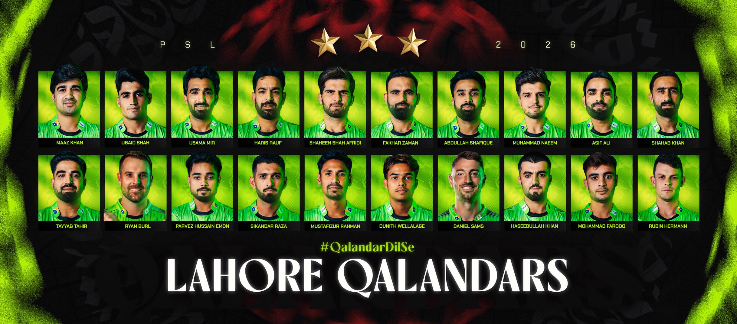 Lahore Qalandars confirm GSL return as Emon and Mustafiz likely in mix