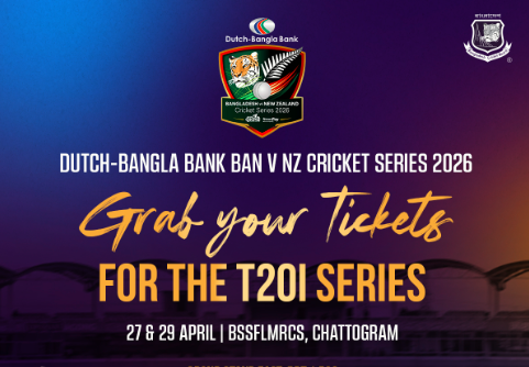 BCB opens online ticket sales for Bangladesh–New Zealand T20I series
