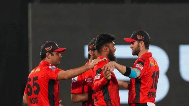 Rishad Hossain during PSL